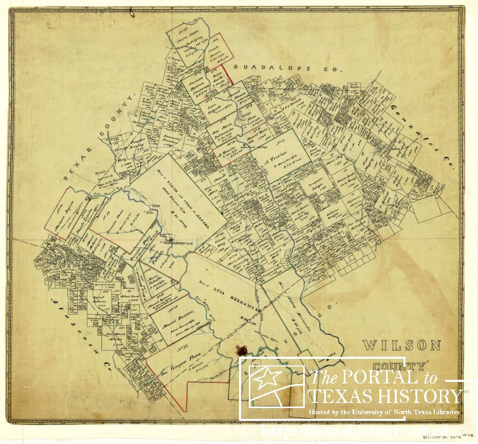 Wilson County Old Map